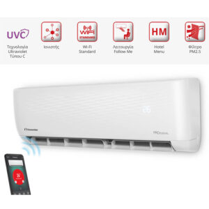 Inventor Professional PF2UVI-09WFI/PF2UVO-09 9000 Btu WiFi, Ιονιστής, Φίλτρο PM2.5, UVC