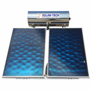 Ηλιακός θερμοσίφωνας INOX 160 λίτρα ST-DGL 3.0m2 διπλής ενέργειας